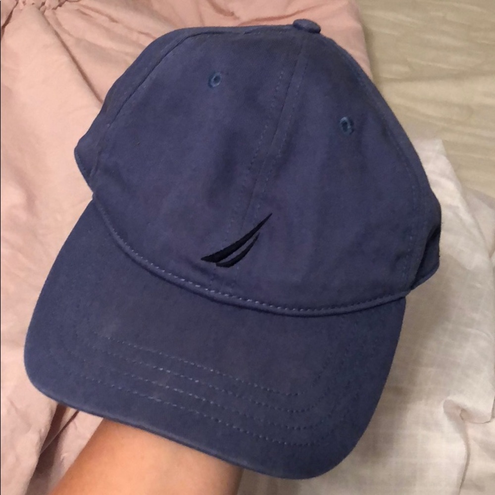 Nautical blue hat